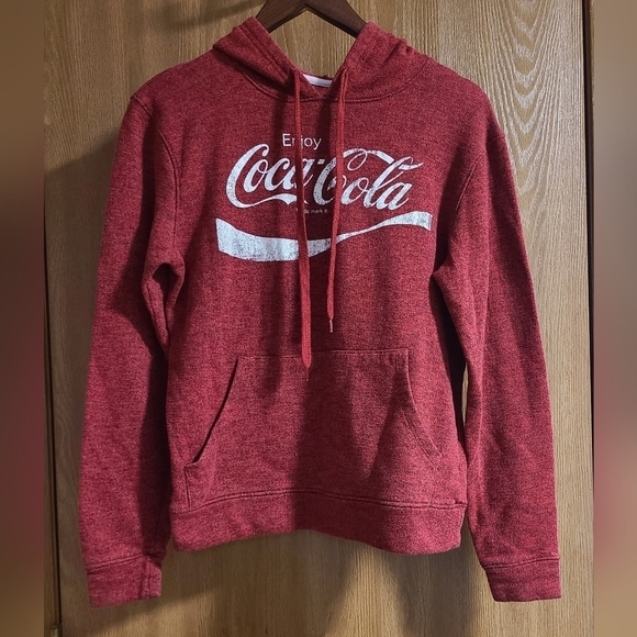 Vintage Classic Coca-Cola Hoodie Red - Picture 1 of 3